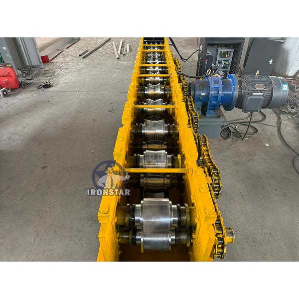 2.5mm 50*50mm tracking cutting angle bead roll forming machine in Cambodia