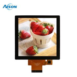 China 4 Inch Square TFT LCD Display 480x480 Square TFT Touch Display 300 cd/m2 3SPI+RGB Interface wholesale