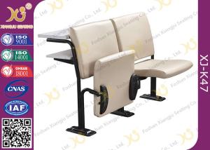 China Foldable Comfortable Soft Leather Lecture Hall Seating / Student Classroom Chairs wholesale