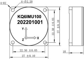 Accuracy MEMS Gyroscope Sensor with 6.06 G Vibration Resistance RS422 Interface and 460800bps Baud Rate