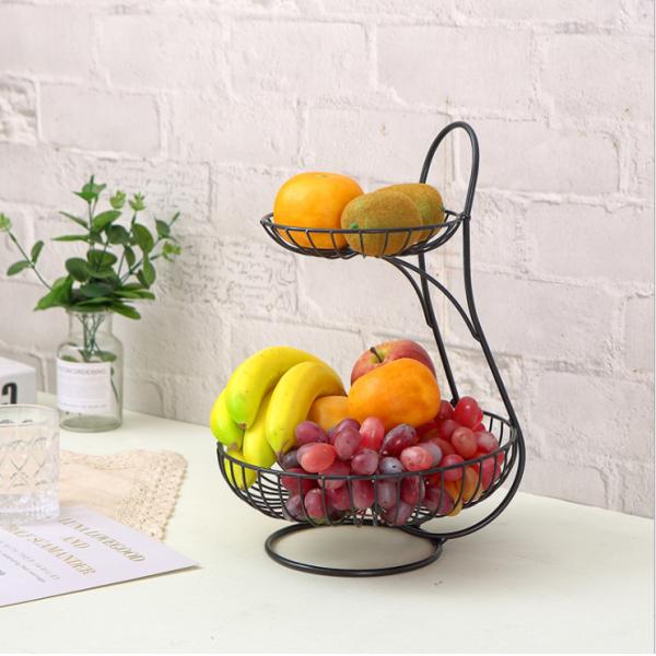 Anti Rust 3 Tier Stainless Steel Fruit Basket