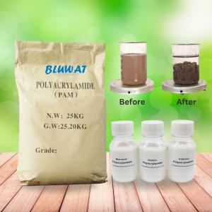 China Blufloc AA6518 Polyelectrolyte Polyacrylamide Polymers Used In Water Purification wholesale