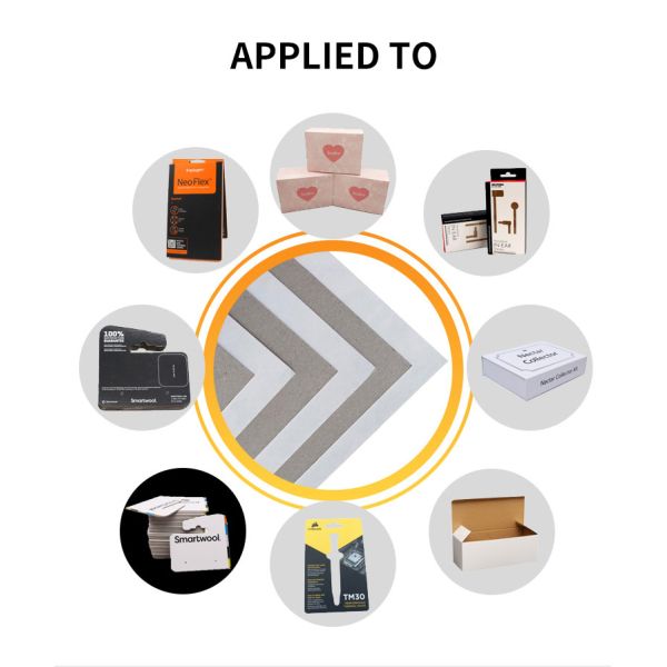 Customizable 250-400 GSM Duplex Board with Single Side Kaolinite Coating for Packaging