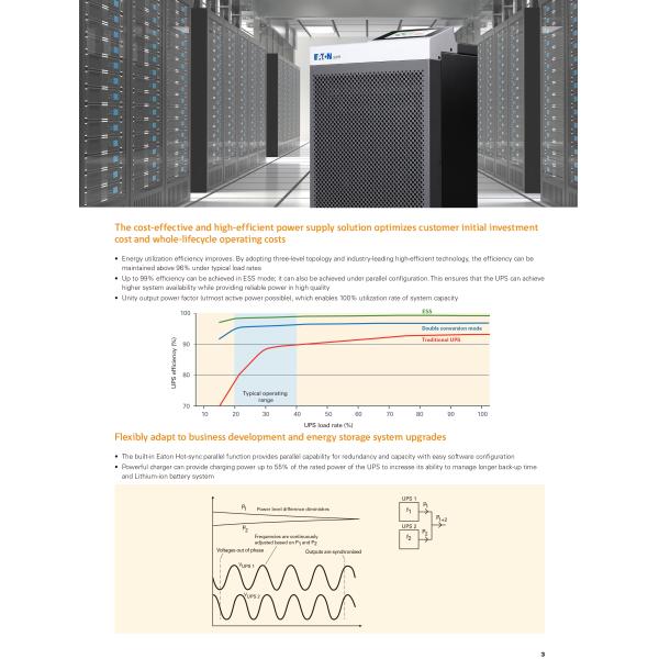 Eaton ups Global brand 93PR series ups eaton 1300 va quality assurance trustworthy escort for computer data center