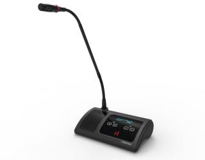 China Conference Boardroom Table Microphones Built - In Interpretation Channel Selector wholesale
