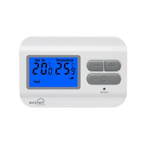 China Riseem 868MHZ ABS Digital RF Thermostat For Heating And Cooling Room Gas Boilers LCD Display 230V Temperature Control Digital Room Thermostat Non wholesale