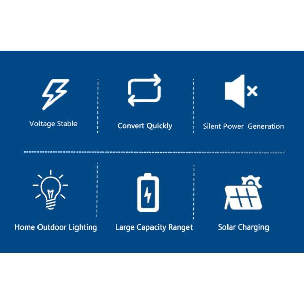200W Portable Solar Generators Household Power Generation Systems
