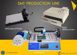 29 Feeders CHMT48VA + Stencil Printer + Reflow Oven T962C SMT Production Line , Prototype Batch production