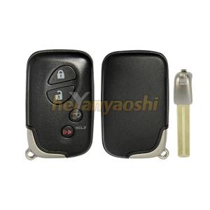 China Lexus 4 Buttons Smart Key Shell with Emergency Key Insert wholesale