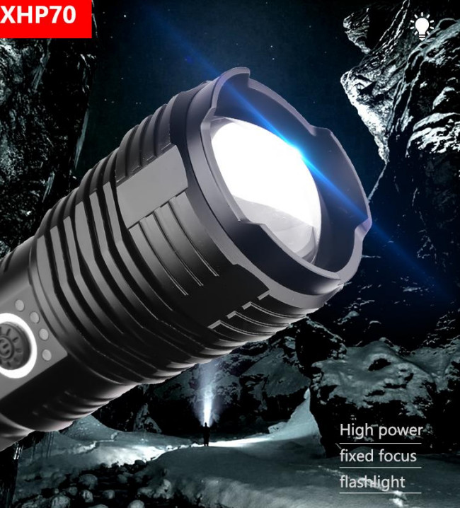 High Powered LED Torch Flashlight With 1500 Lumens Super Bright