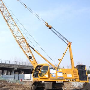 100T Second Hand Crawler Cranes With Automation Technology Used Crane Equipment