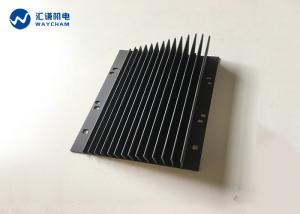 China Micro Machining 6063T5 Aluminium Cooling Fins Anodized Heat Sink wholesale