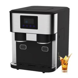 China Ice Cube Maker Electric Stainless Steel 18kg Small Countertop Portable Ice Block Machine for Commercial Home wholesale