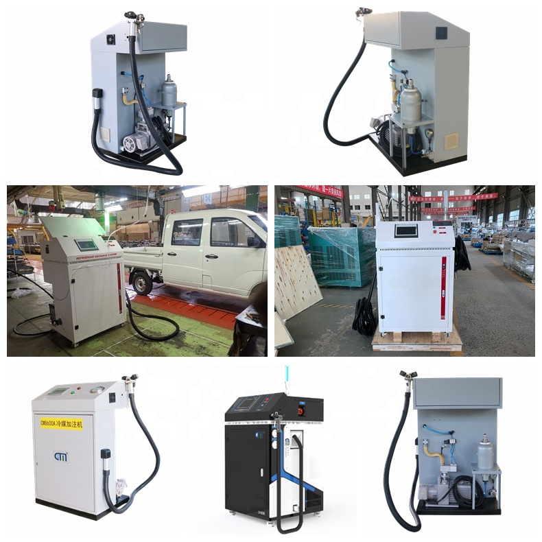 Waste Recycling Refrigerant Recovery Machine 25HP Oil Less Ac Recovery System