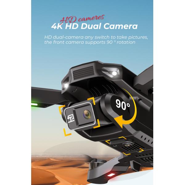 H16 Mini RC Drone HD Camera Wifi Fpv Brushless Foldable Quadcopter Professional Drones Toys for Children 14Y+