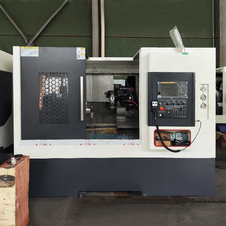 FANUC BMT55 Slant Bed Cnc Lathe Live Tool Turret 4 Axis Cnc Lathe Machine Tool