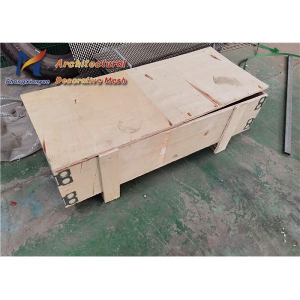 1.2mm Coil Drapery Mesh Household Fair Dividers Arc Boundary Curtain Aluminium