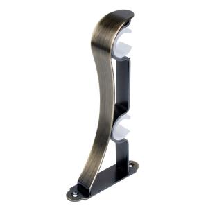 China Stainless Steel Extendable Double Curtain Pole Brackets wholesale