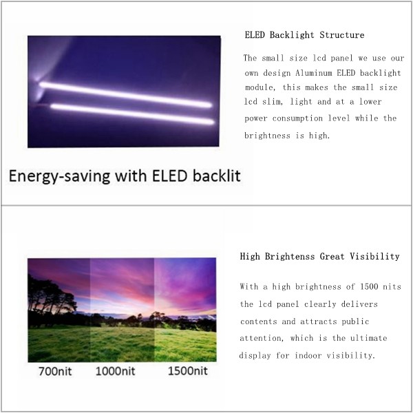 27 Inch Small Lcd Touch Screen Manufacturers Outdoor Signage Display Sun Readable Monitor