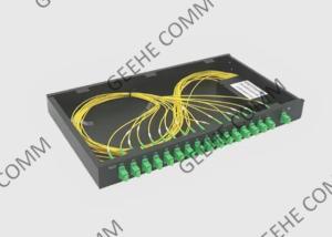China 1×16 Rack Mount 1U SC/APC Fiber Optic PLC Splitter wholesale