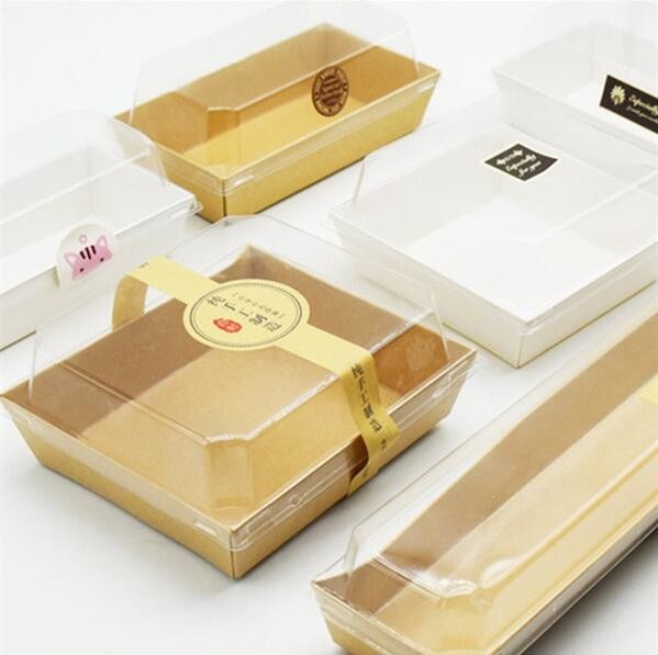 kraft paper sandwich box with window ,triangle sandwich box for packaging,Cardboard Box With Clear Window Burger Sandwic