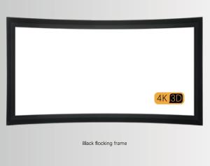 Customised TV Arc Frame Projection Screen Retractable Wall Mounted