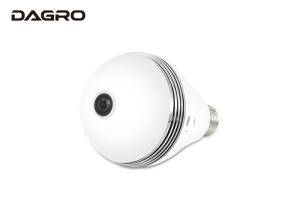 360eye P2P Wifi Light Bulb Camera , 1MP / 3MP Option Wifi Spy Camera Light Bulb