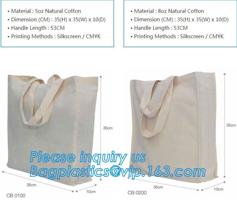 Custom silk screen printed Cotton material handle style blank natural cotton canvas bag without logo bagplastics bagease