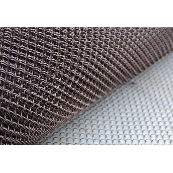 Painting Decorative Wire Mesh , Metal Mesh Fabric Curtain For Bars Screen