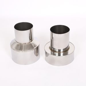 Construction Single Wall Chimney Seamless Welded Steel Band Connection