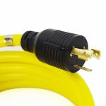 ETL Listed 3 Prong 30 Amp Generator Cord 25 Feet Heavy Duty NEMA L5-30P/L5-30R