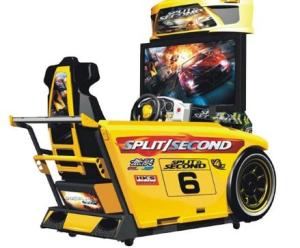China Speed Car Racing Arcade Machine Metal Material High Resolution With 42 &quot; LCD Screen wholesale