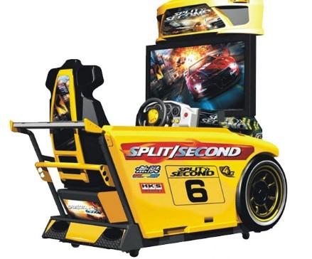 Quality Speed Car Racing Arcade Machine Metal Material High Resolution With 42 " LCD Screen for sale