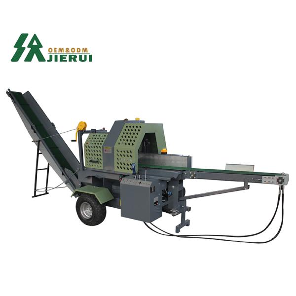 Automatic Firewood Processor Electric Motor Wood Splitter For Construction Works