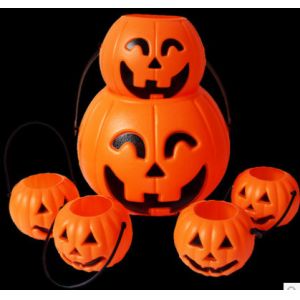 China Protable Pumpkin Pot Halloween Decoration promotion gift wholesale