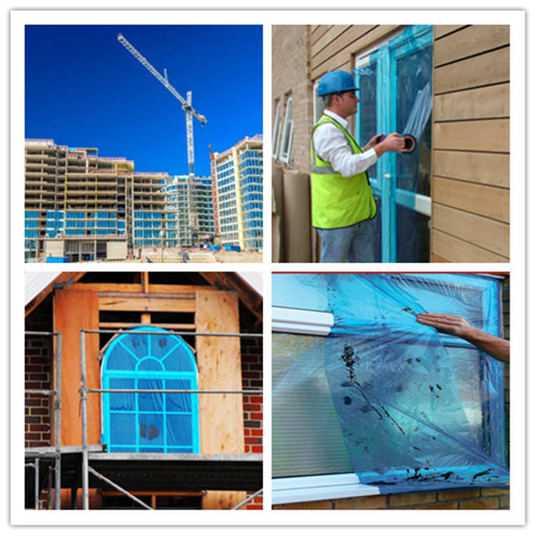 UV Protection Poly 45 Days 0.07mm Self Adhesive Window Film