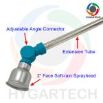 Trigger Control Soft Rain Spray Wand With Adjustable Angle