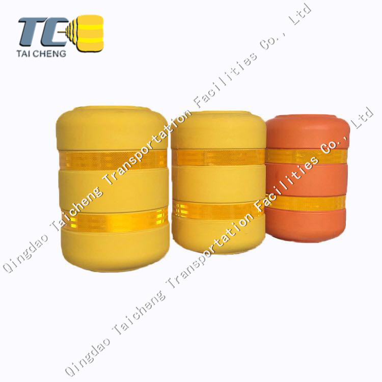 Tunnel Opening Roller Crash Barriers Rustproof 20000 Meters Rotating Guardrail