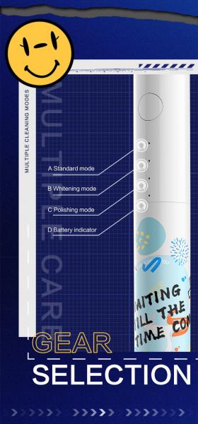 IPX7 Waterproof Electric Toothbrush Rechargeable Electric children toothbrush For home use