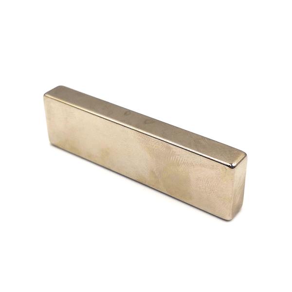 Rectangular Sintered NdFeB Neodymium Magnet Block Shape Nickel Coating N42