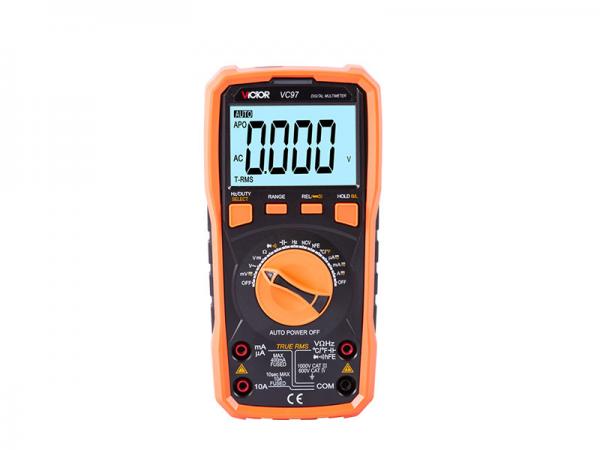 Quality VC97 VICTOR 2021 VC97 VICTOR original factory True RMS Auto Ranging Digital Multimeter with 3999 LCD display NCV LIVE for sale