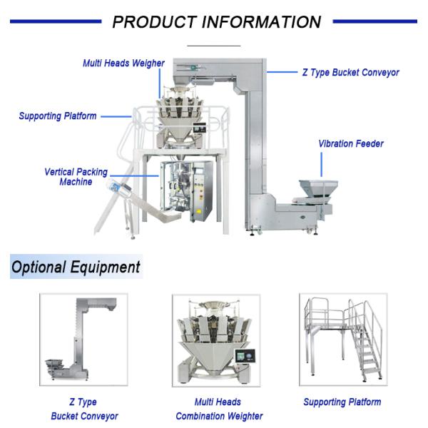 Automatic Granule Vertical Packing Machine Stand Up Pouch Zipper Bag