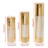 Buy cheap Screw Cap Airless Cosmetic Bottles Small Luxury Acrylic Recyclable Cosmetics from wholesalers