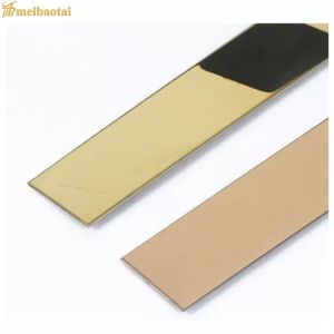Mirror Decorative 12mm Stainless Steel Tactile Strips Anti Finger Print
