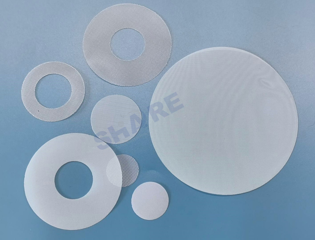 Polypropylene PP Mesh Filter Stampings Single Or Multiple Layer Punched Part,
