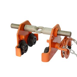 Electric Powered Mechanical Lifting Devices Gear Trolley With Chain Block