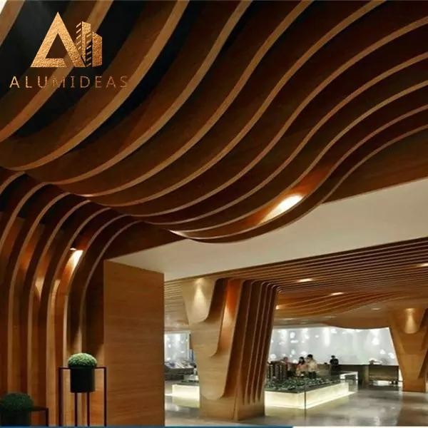 Wood Grain Aluminum Soffit