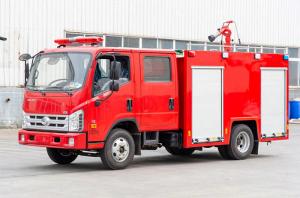 China Foton Water Tender Small Fire Fighting Truck with Double Row Cabin wholesale