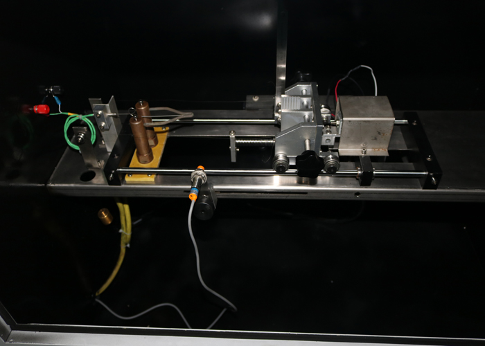 220V 50Hz Flammability Testing Equipment / Glow Wire Test Apparatus