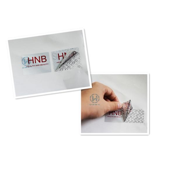 Total Transfer Tamper Proof Security Labels For Effective Box Corner Sealing